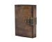 Genuine Vintage Leather Journal Hand Peacock Embossed Charcoal Leather Journal Notebook